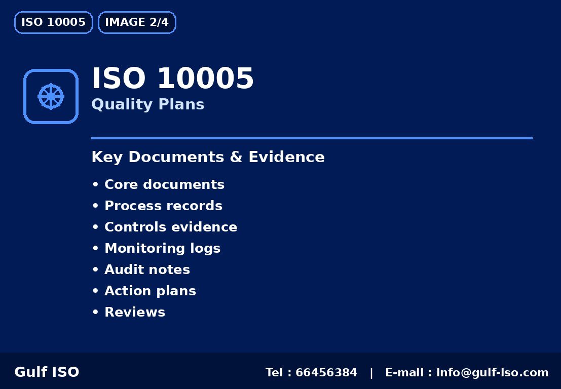 ISO 10005 - نقاط أساسية