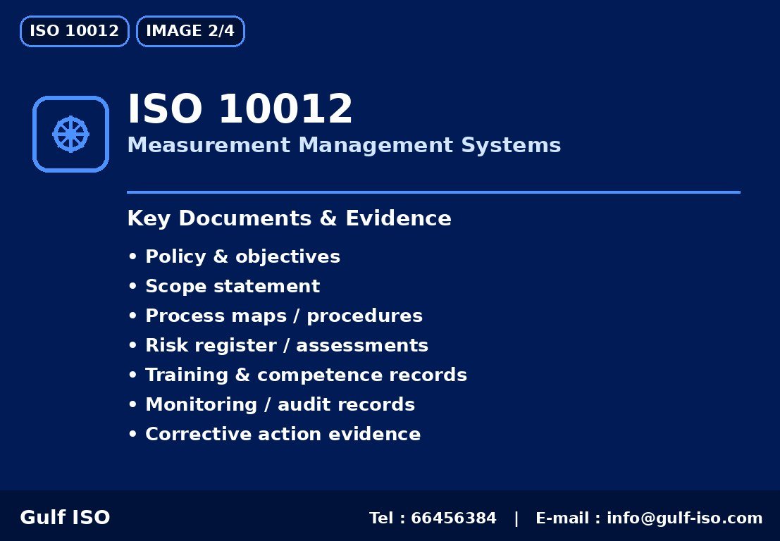 ISO 10012 - نقاط أساسية