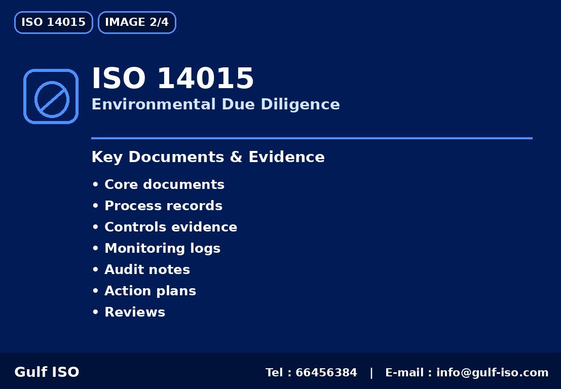 ISO 14015 - نقاط أساسية