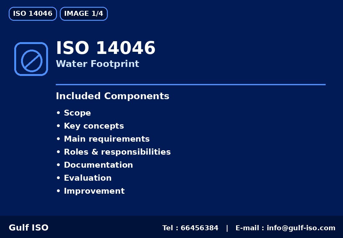 ISO 14046 - البصمة المائية