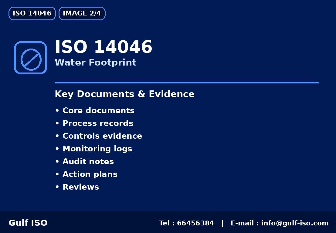 ISO 14046 - نقاط أساسية
