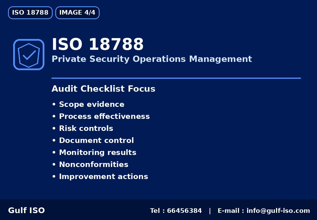 ISO 18788 - الفوائد