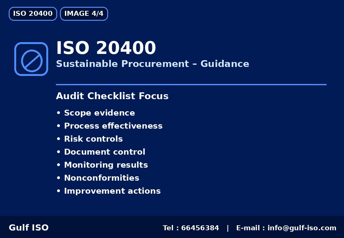 ISO 20400 - الفوائد