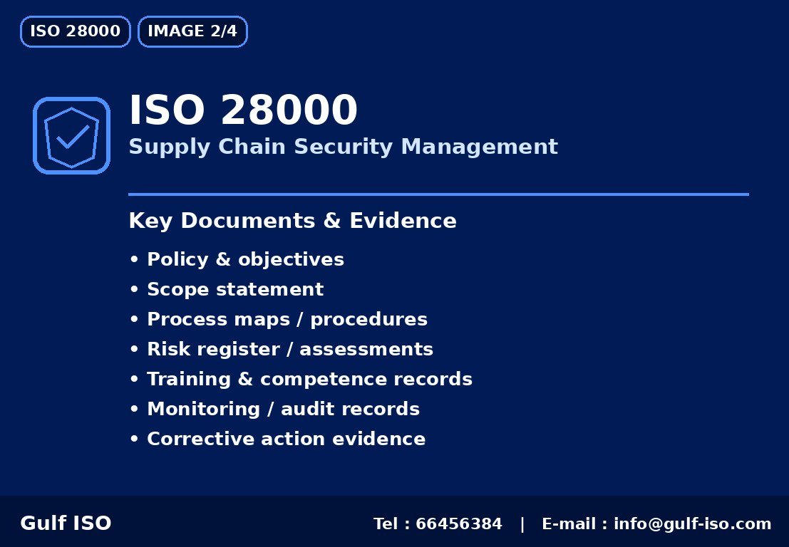 ISO 28000 - نقاط أساسية