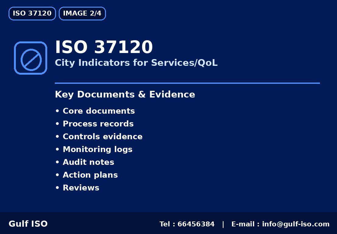 ISO 37120 - نقاط أساسية
