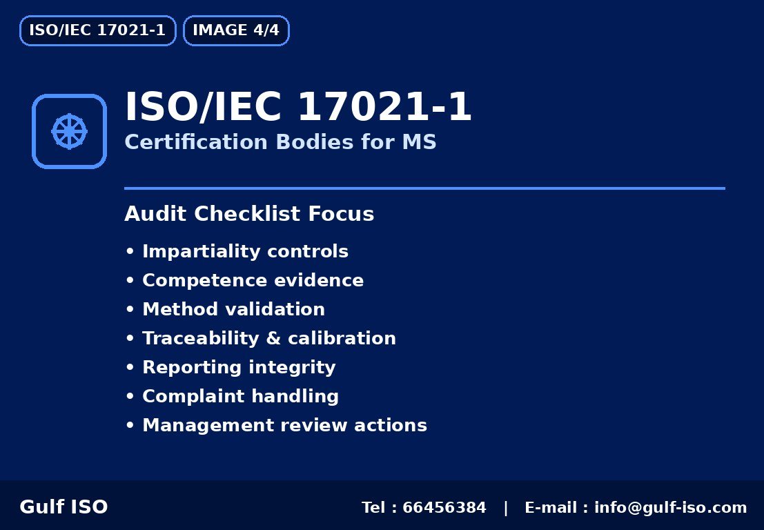 ISO/IEC 17021-1 - الفوائد