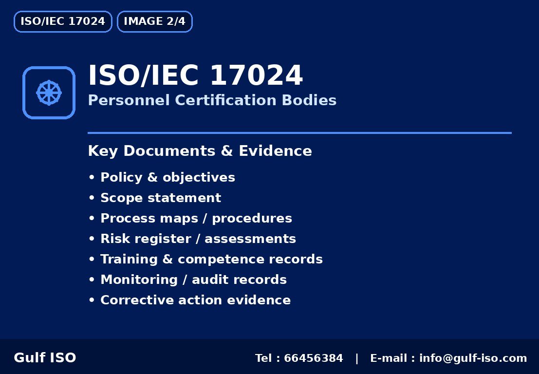 ISO/IEC 17024 - نقاط أساسية