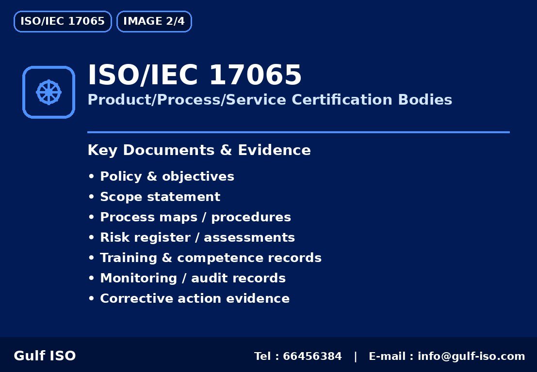 ISO/IEC 17065 - نقاط أساسية