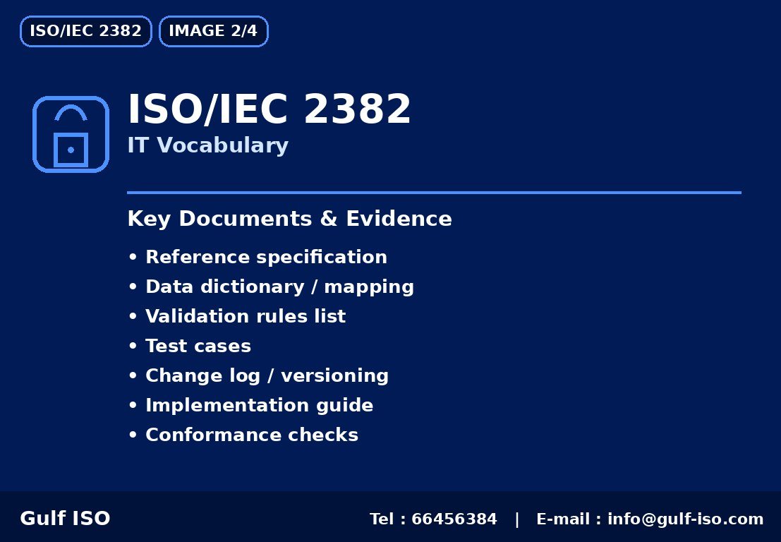 ISO/IEC 2382 - نقاط أساسية