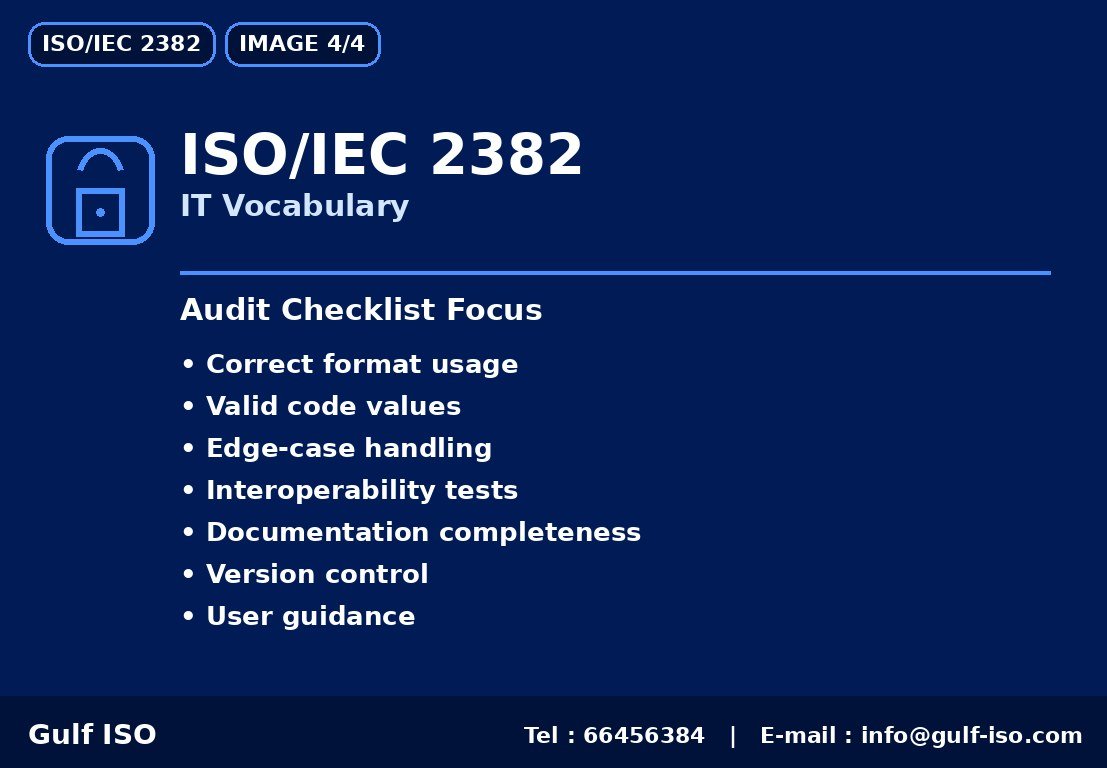ISO/IEC 2382 - الفوائد