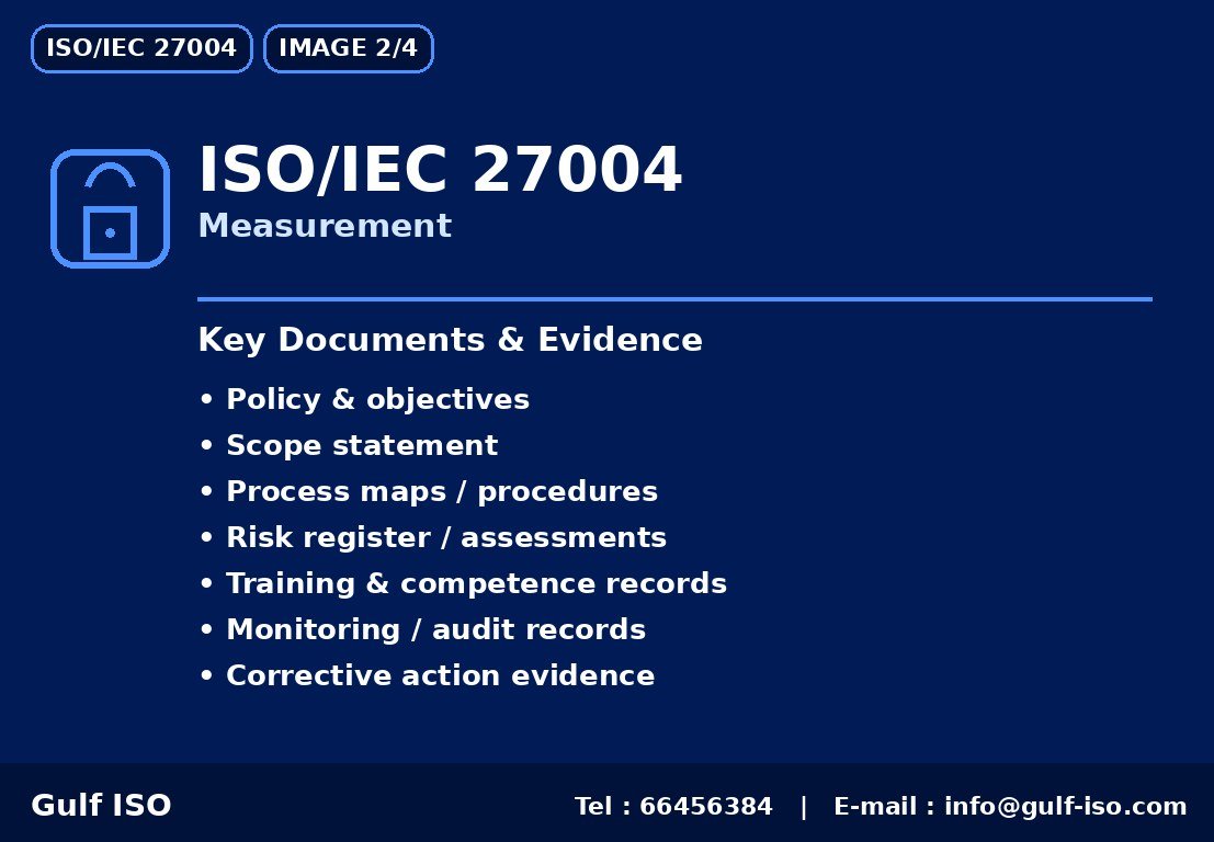 ISO/IEC 27004 - نقاط أساسية