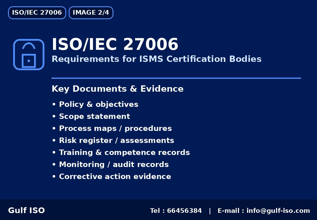 ISO/IEC 27006 - نقاط أساسية