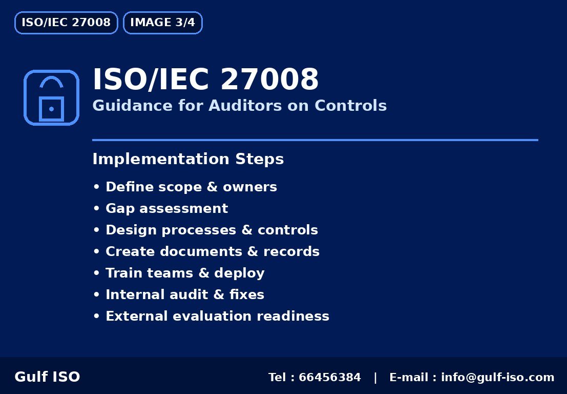 ISO/IEC 27008 - خارطة التنفيذ